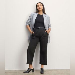 Everlane Utility Straight Leg Black Womens size 12